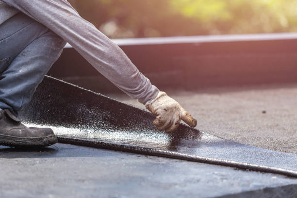 Professional Waterproofing technician working in Myersville, MD